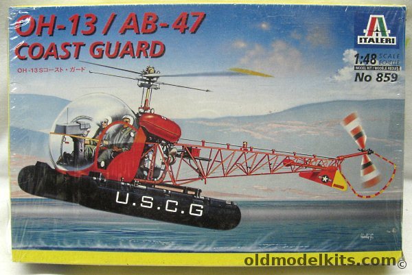 Italeri 1/48 OH-13 / AB-47 Coast Guard - US Coast Guard / US Army 1962 / Italian Air Force 1983, 859 plastic model kit